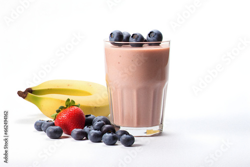 Studio Photography of Health Fruit Smoothies on White Backdrop