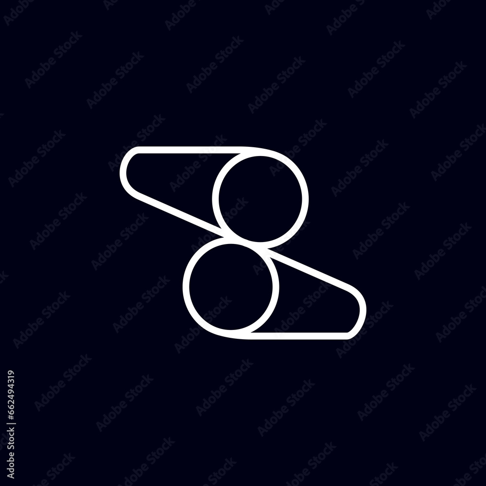 Monograms between S8 or 8S form Pipes and paper rolls. Monograms between S8 or 8S form Pipes and paper rolls.