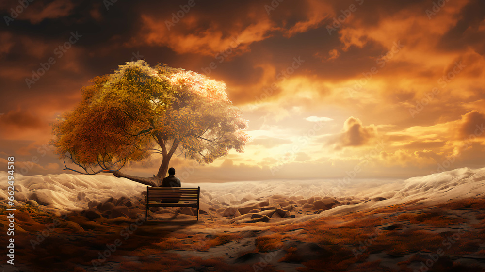 Hope illustration concept Stock Illustration | Adobe Stock