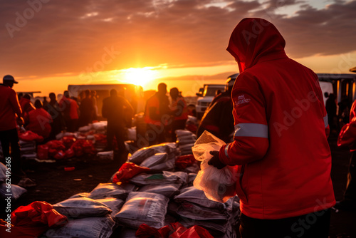 Humanitarian Dedication: An MSF Relief Worker Distributes Food and Essential Aid to Those in Critical Need



 photo