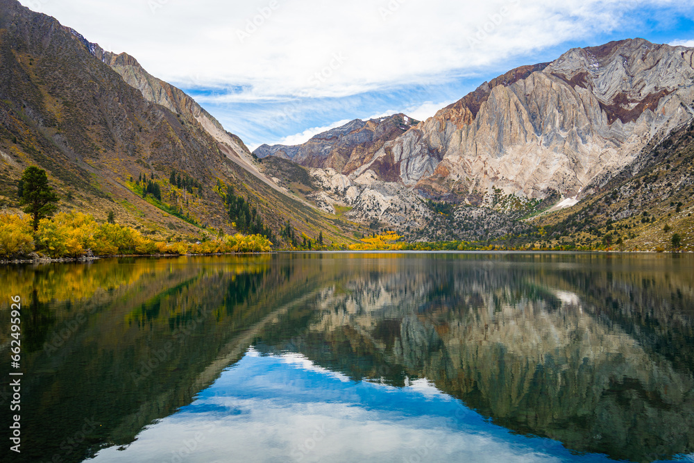 Convict Lake Eastern Sierra in Fall