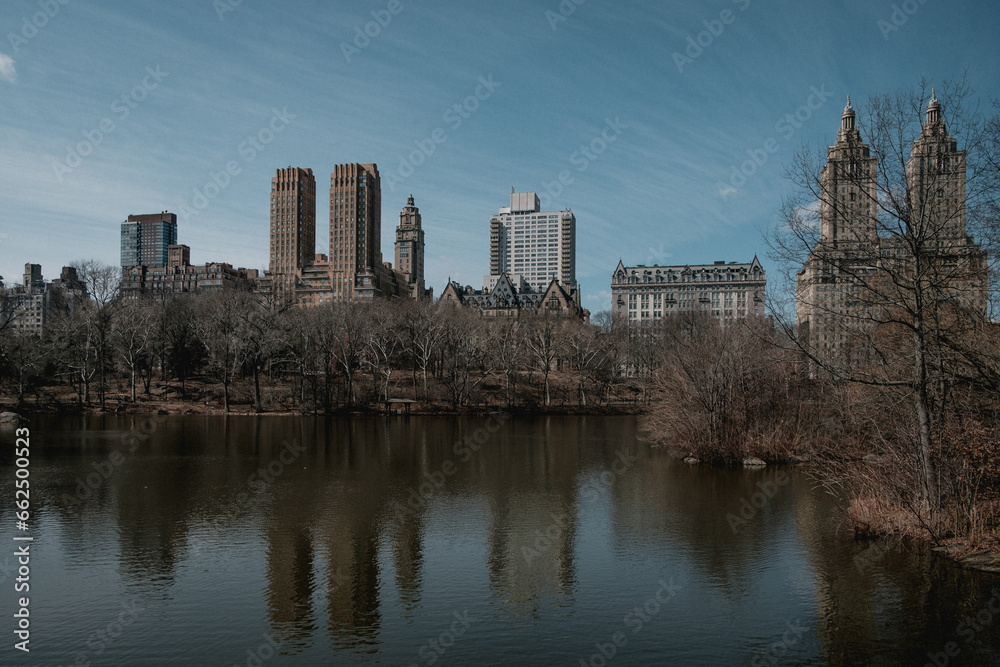 Central Park Pond New York