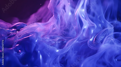 A fluid purple swirl, with smooth gradients and translucent waves background