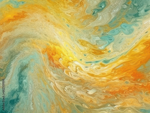 Abstract Colorful Liquid Marble Texture, Generative AI © Vig