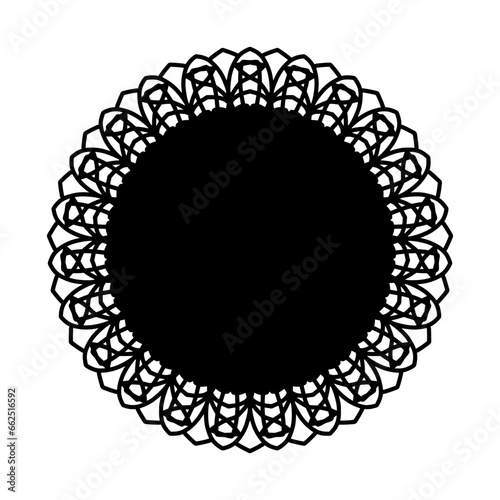 Round Lace Frame