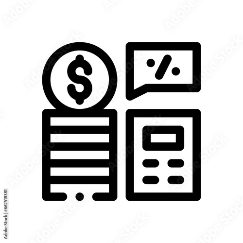budgeting line icon