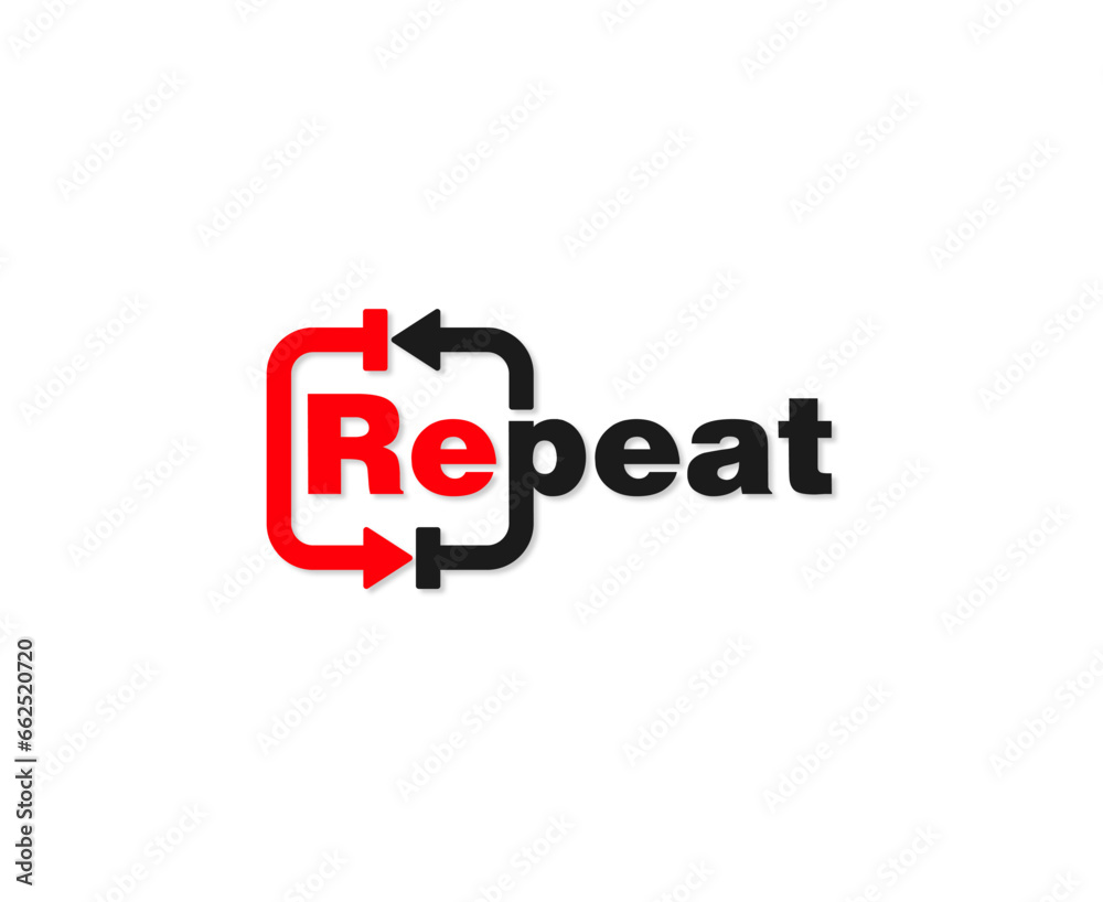 vector is the word repeat. Elegant vector is the word repeat. Elegant