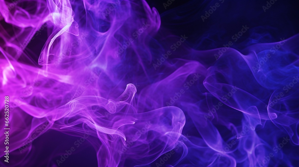 Purple neon frame smoke effect Purple neon frame smoke effect