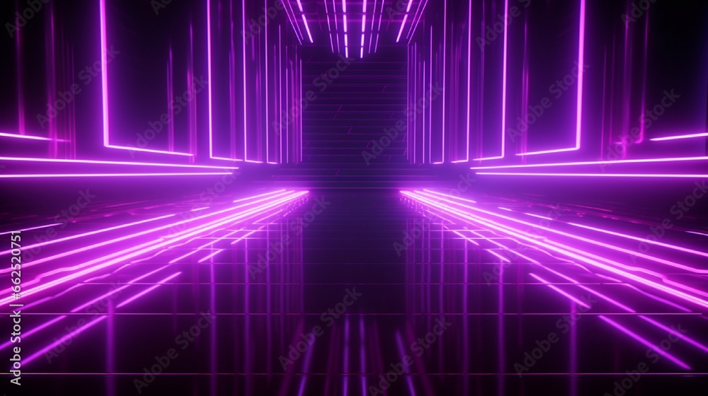 Purple neon lights background Purple neon lights background