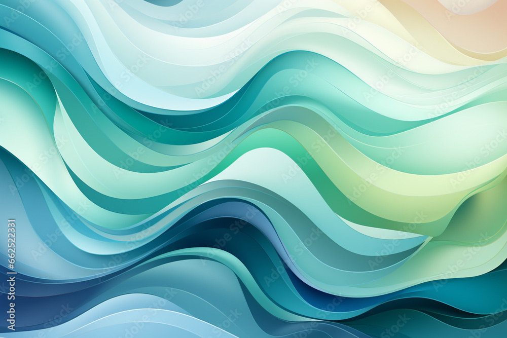 Abstract Blue Wave Design Background Abstract Blue Wave Design Background