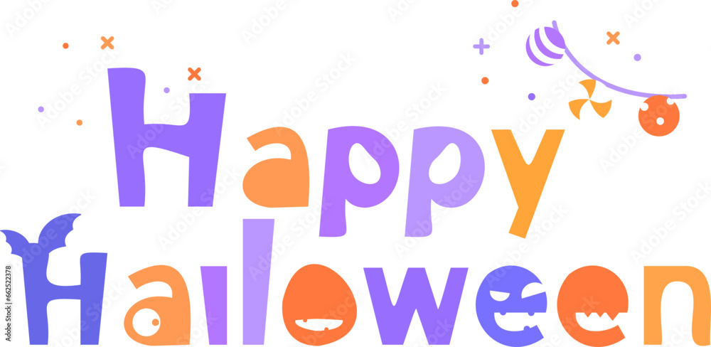 Happy Halloween typographic
Happy Halloween typographic