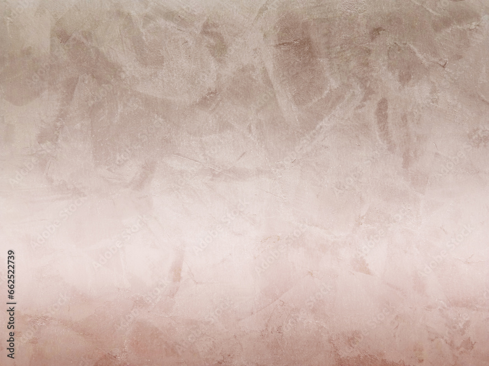 Fototapeta premium Concrete wall cherry pink red orange peach beige creamy abstract background