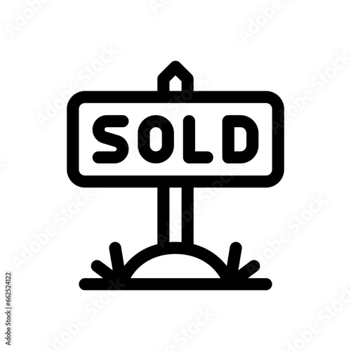 sold line icon