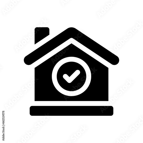 house glyph icon