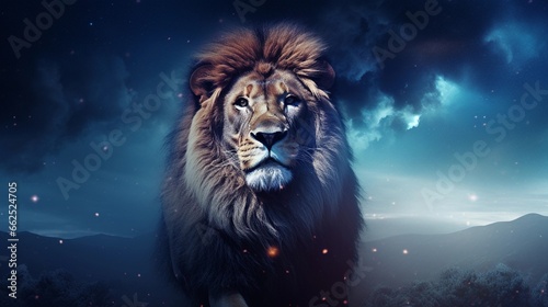 space for text on textured background surrounded by lion pride  background image  AI generated