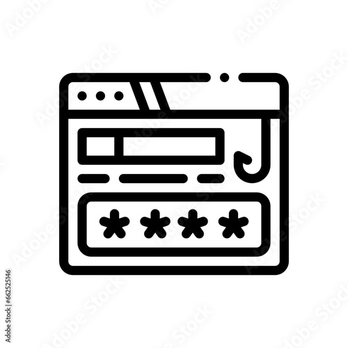 phishing line icon