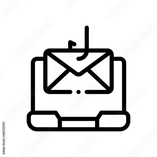 phishing line icon