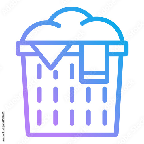 clothes basket icon