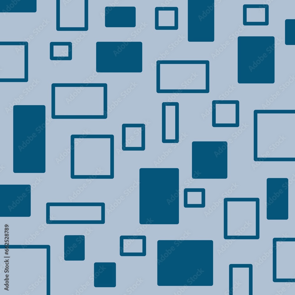 Blue-gray background with rectangles and rectangle outlines Blue-gray background with rectangles and rectangle outlines