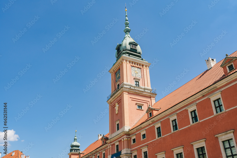 Fototapeta premium The Royal Castle, Old Town Warsaw, Poland