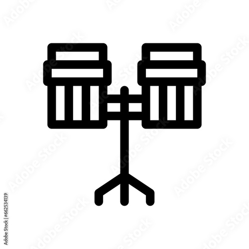 bongos line icon