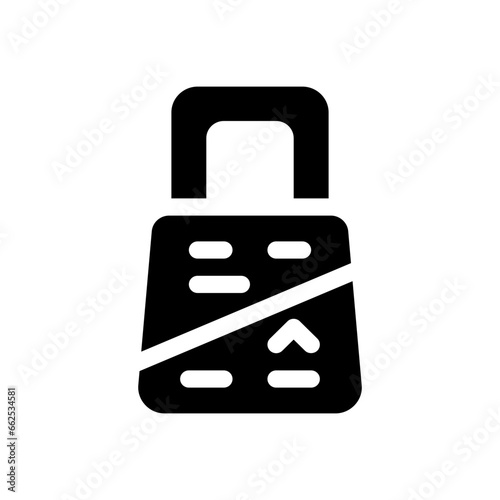 totebag glyph icon