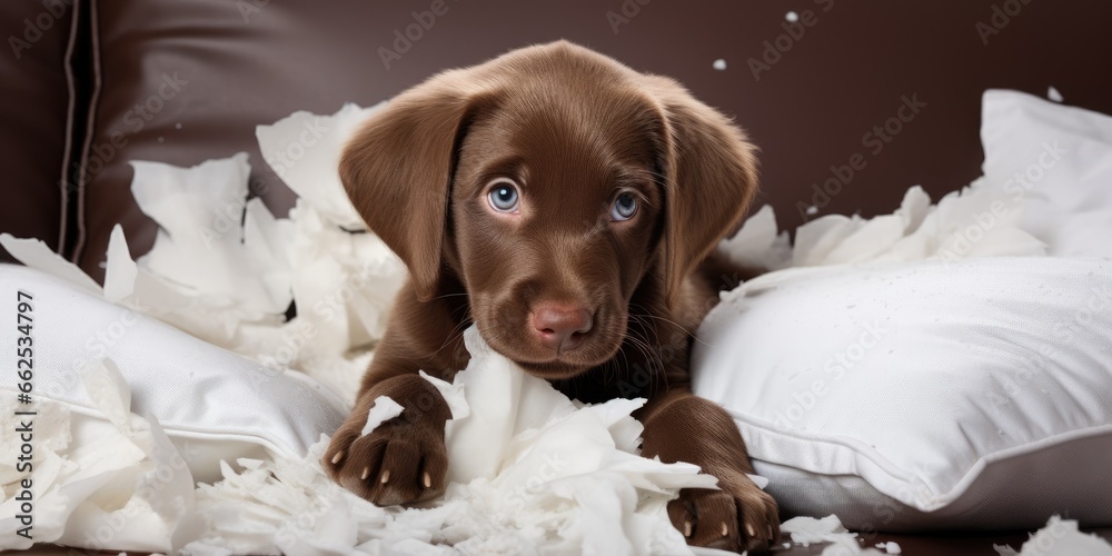 Labrador guilty dog 