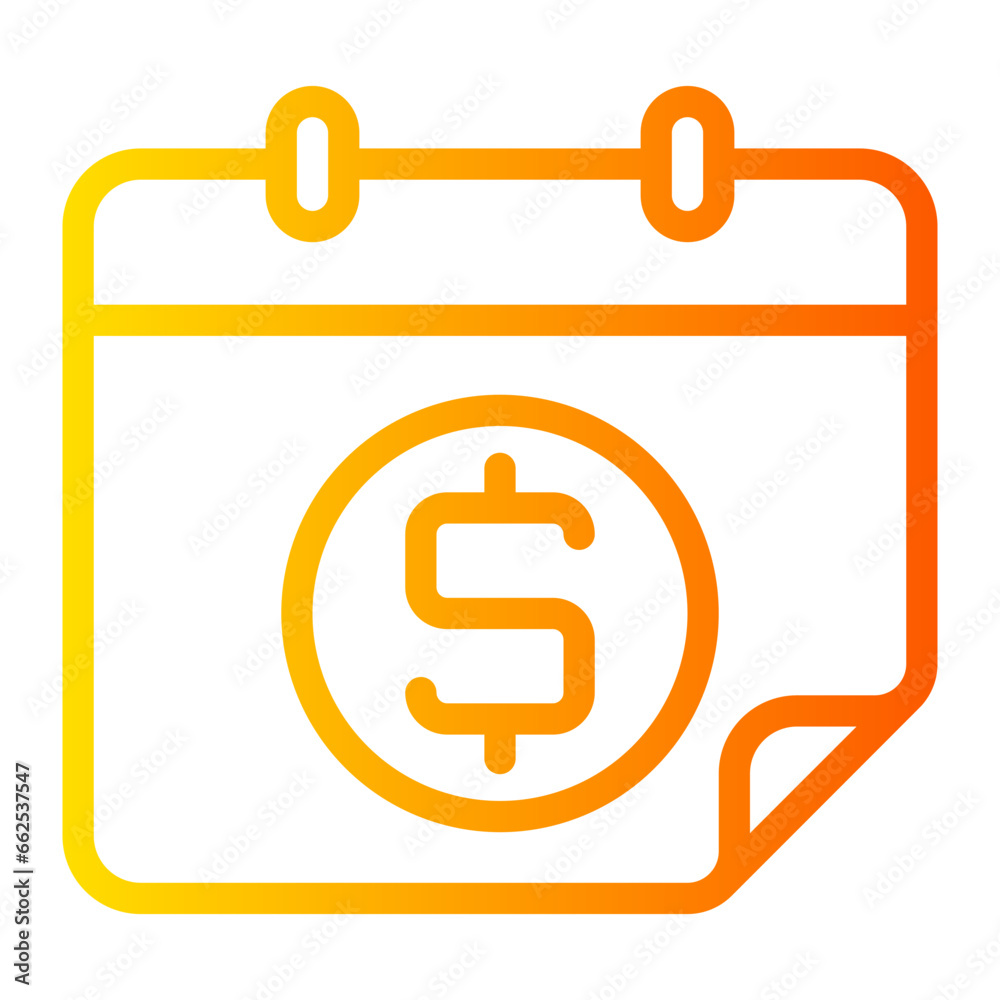 calendar gradient icon calendar gradient icon