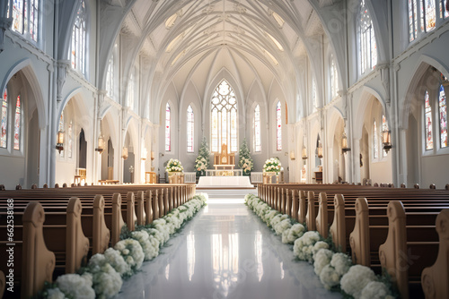 Church for Christian wedding ceremony