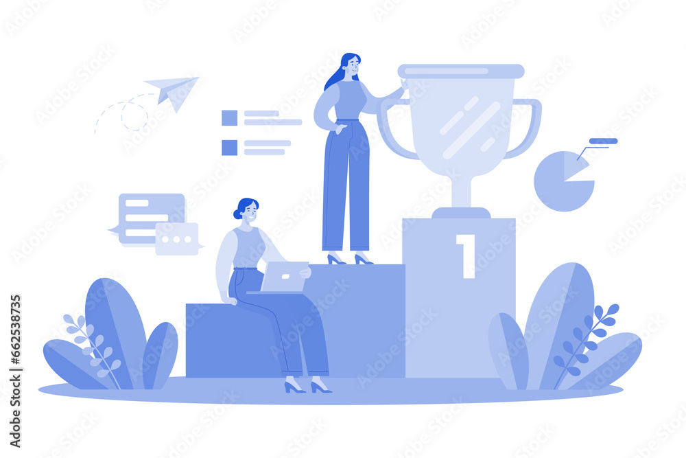 Fototapeta premium Team working together planning success strategy