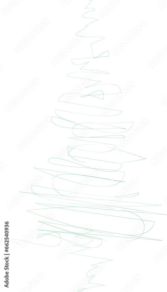 Hand drawn doodle christmas tree. Hand drawn doodle christmas tree.