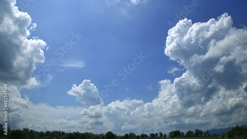 Cloud time lapse nature background.
