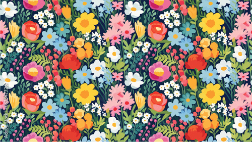 seamless ditsy flowers repeating pattern, tiny flowers pattern, ditsy, liberty , meadow, floral