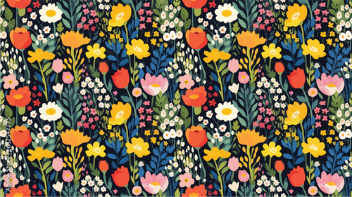 seamless ditsy flowers repeating pattern, tiny flowers pattern, ditsy, liberty , meadow, floral