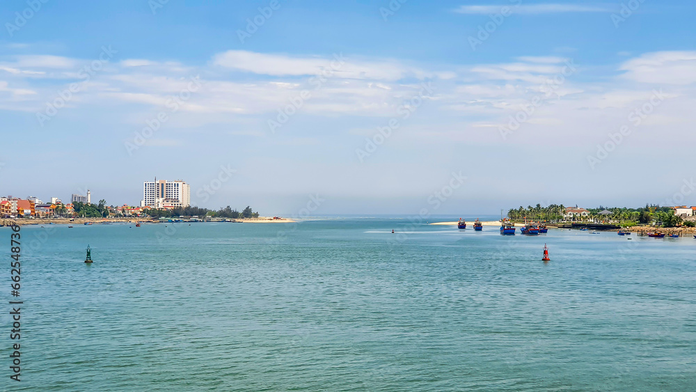 Beautiful Landscape In Nhat Le Beach Of Quang Binh Province, Vietnam. Beautiful Landscape In Nhat Le Beach Of Quang Binh Province, Vietnam.