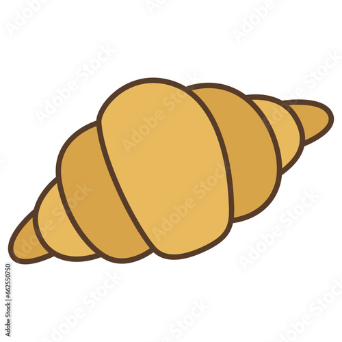 illustration of croissant