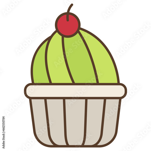 matcha cupcake