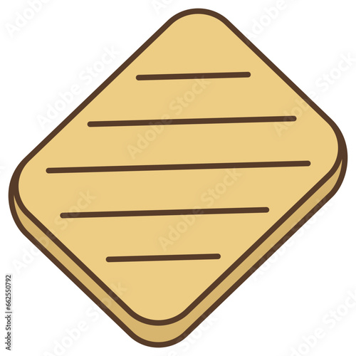 snack cracker illustration