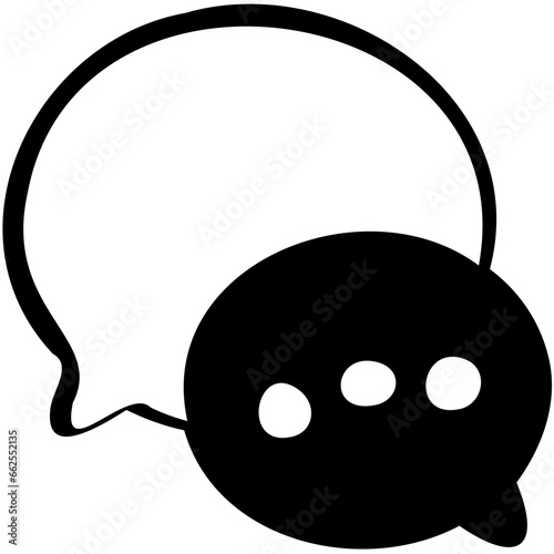 illustration of a icon livechat photo