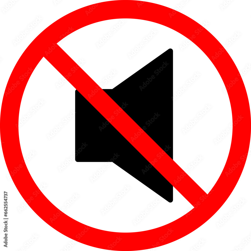 Muted Speaker Icon. Volume off icon. Vector illustration Muted Speaker Icon. Volume off icon. Vector illustration