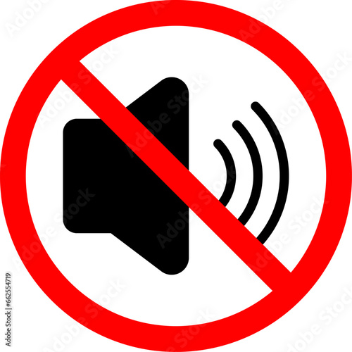 Muted Speaker Icon. Volume off icon. Vector illustration