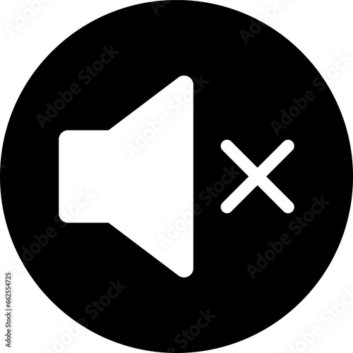 Muted Speaker Icon. Volume off icon. Vector illustration