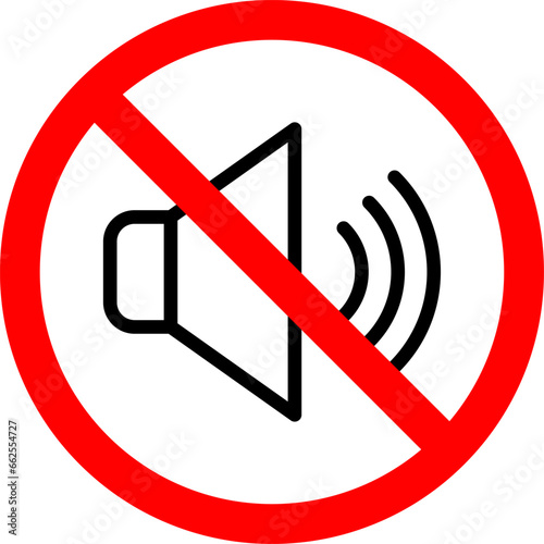 Muted Speaker Icon. Volume off icon. Vector illustration