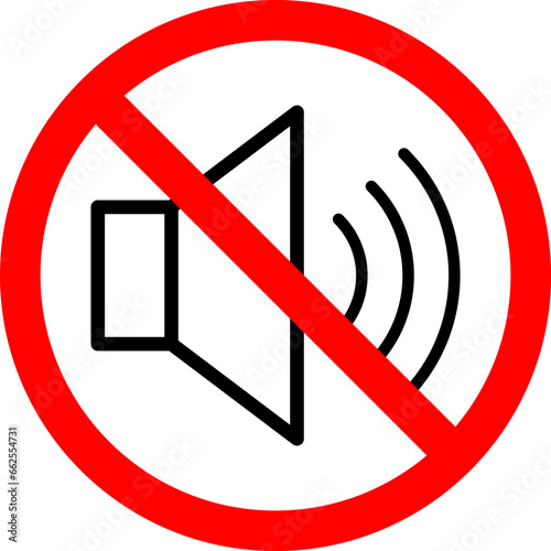 Muted Speaker Icon. Volume off icon. Vector illustration