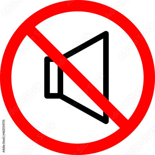 Muted Speaker Icon. Volume off icon. Vector illustration