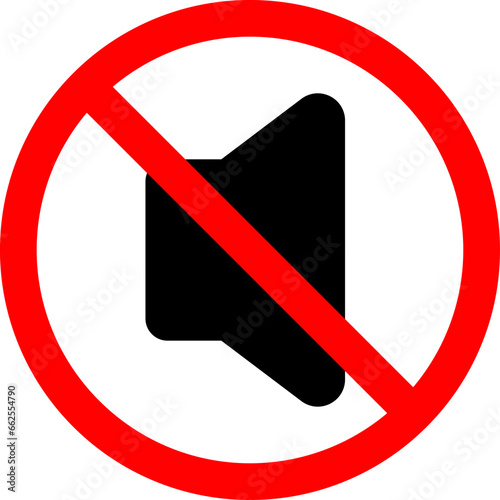 Muted Speaker Icon. Volume off icon. Vector illustration