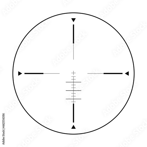 black shooting point target vector png