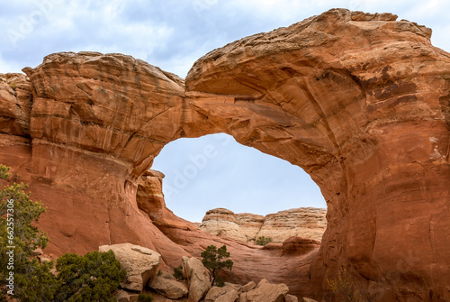 The broken Arch in the Arches National Park, Utah USA