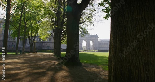 Leopold park in Brussels Belgium photo