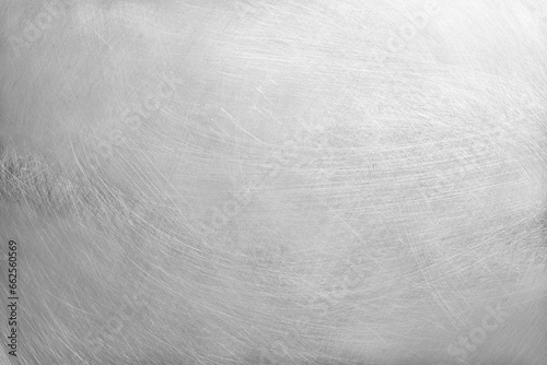 texture of old aluminum metal with scratch for background. photo